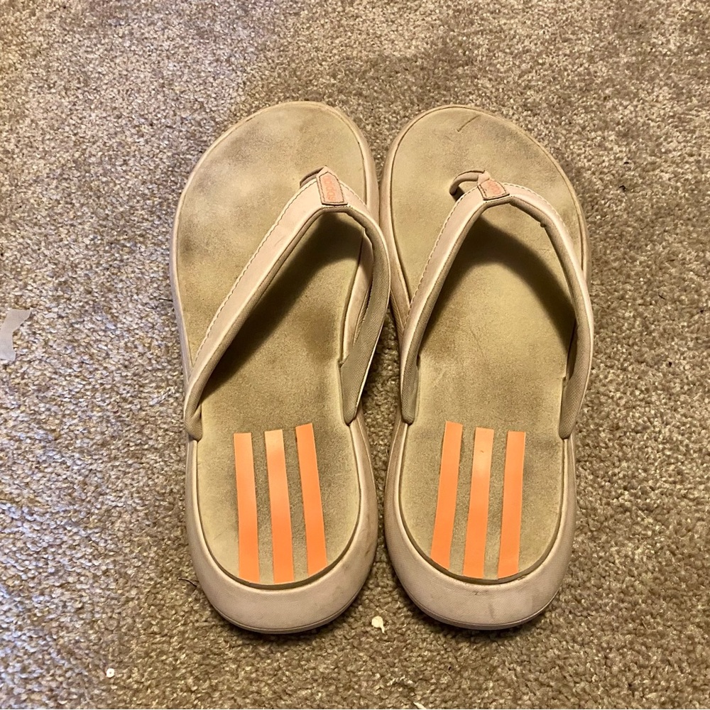 Adidas flip flops